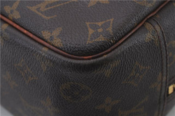 Authentic LOUIS VUITTON Monogram Deauville Hand Bag M47270 LV Junk 5850C