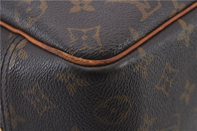 Authentic LOUIS VUITTON Monogram Deauville Hand Bag M47270 LV Junk 5850C