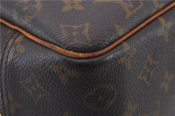 Authentic LOUIS VUITTON Monogram Deauville Hand Bag M47270 LV Junk 5850C