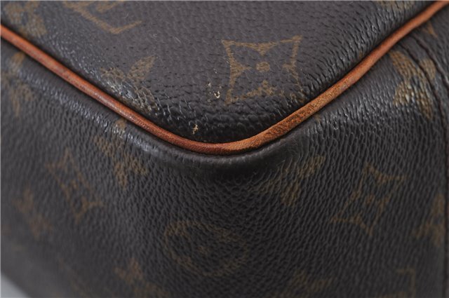 Authentic LOUIS VUITTON Monogram Deauville Hand Bag M47270 LV Junk 5850C