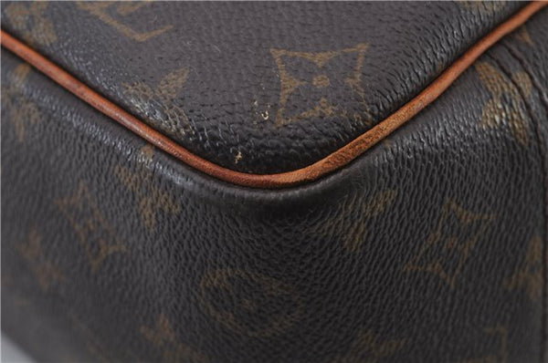 Authentic LOUIS VUITTON Monogram Deauville Hand Bag M47270 LV Junk 5850C