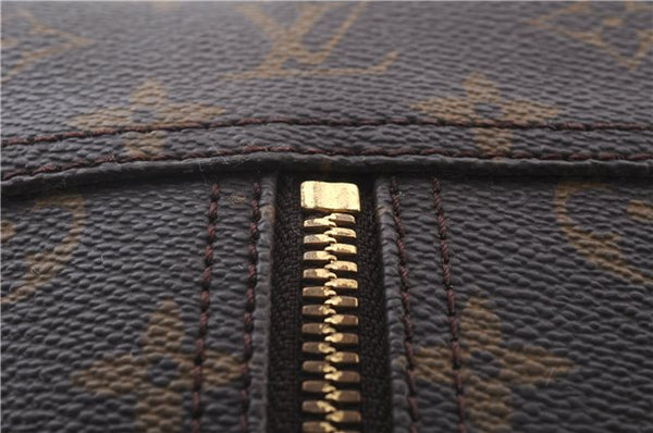 Authentic LOUIS VUITTON Monogram Deauville Hand Bag M47270 LV Junk 5850C