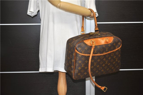Authentic LOUIS VUITTON Monogram Deauville Hand Bag M47270 LV Junk 5850C