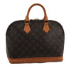 Authentic Louis Vuitton Monogram Alma Hand Bag Purse M51130 LV 5851F