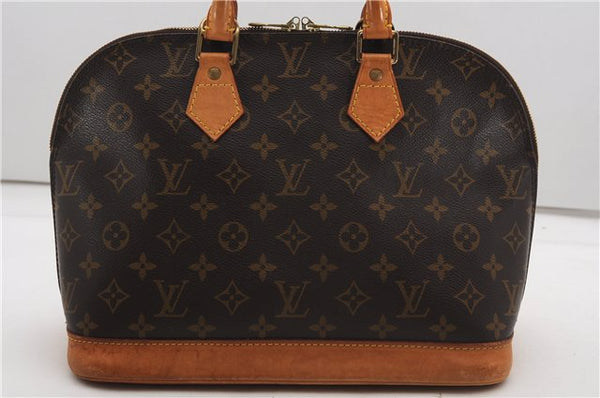 Authentic Louis Vuitton Monogram Alma Hand Bag Purse M51130 LV 5851F