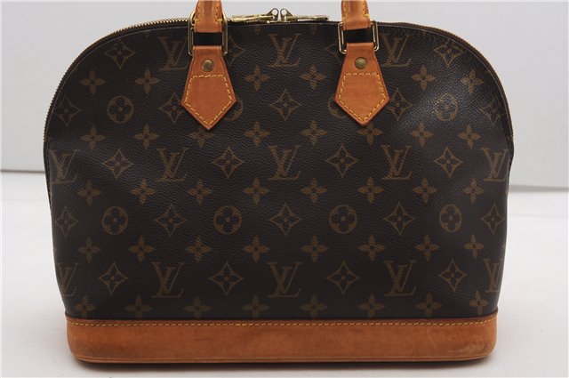 Authentic Louis Vuitton Monogram Alma Hand Bag Purse M51130 LV 5851F