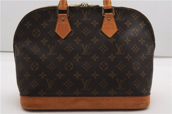 Authentic Louis Vuitton Monogram Alma Hand Bag Purse M51130 LV 5851F
