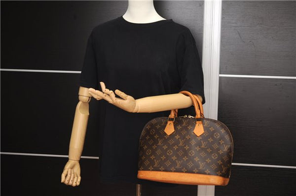 Authentic Louis Vuitton Monogram Alma Hand Bag Purse M51130 LV 5851F