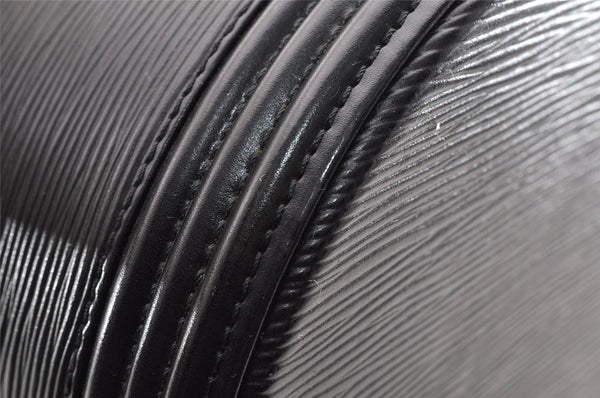 Authentic Louis Vuitton Epi Cannes Cosmetic Hand Bag Purse Black M48032 LV 5851I