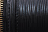 Authentic Louis Vuitton Epi Cannes Cosmetic Hand Bag Purse Black M48032 LV 5851I