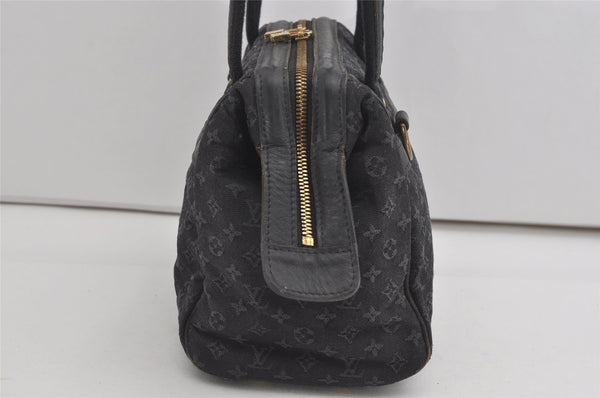 Auth Louis Vuitton Monogram Mini Josephine PM Hand Bag Dark Blue M92414 LV 5852I