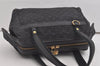 Auth Louis Vuitton Monogram Mini Josephine PM Hand Bag Dark Blue M92414 LV 5852I