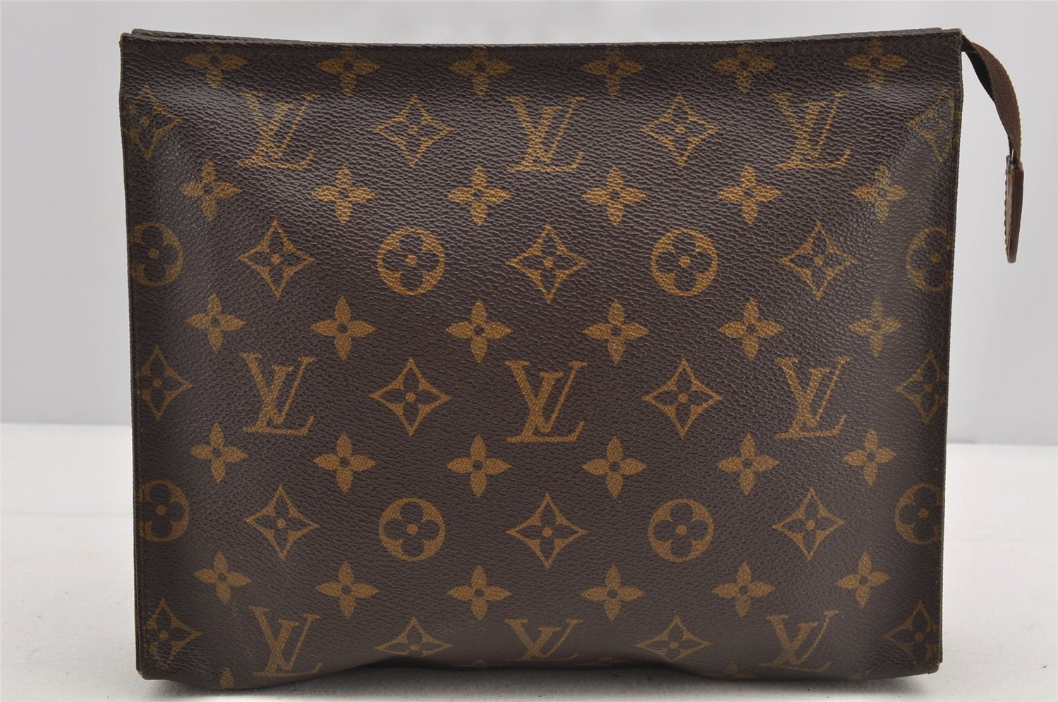 Auth Louis Vuitton Monogram Poche Toilette 26 M47542 Cosmetics Pouch Junk 5854I