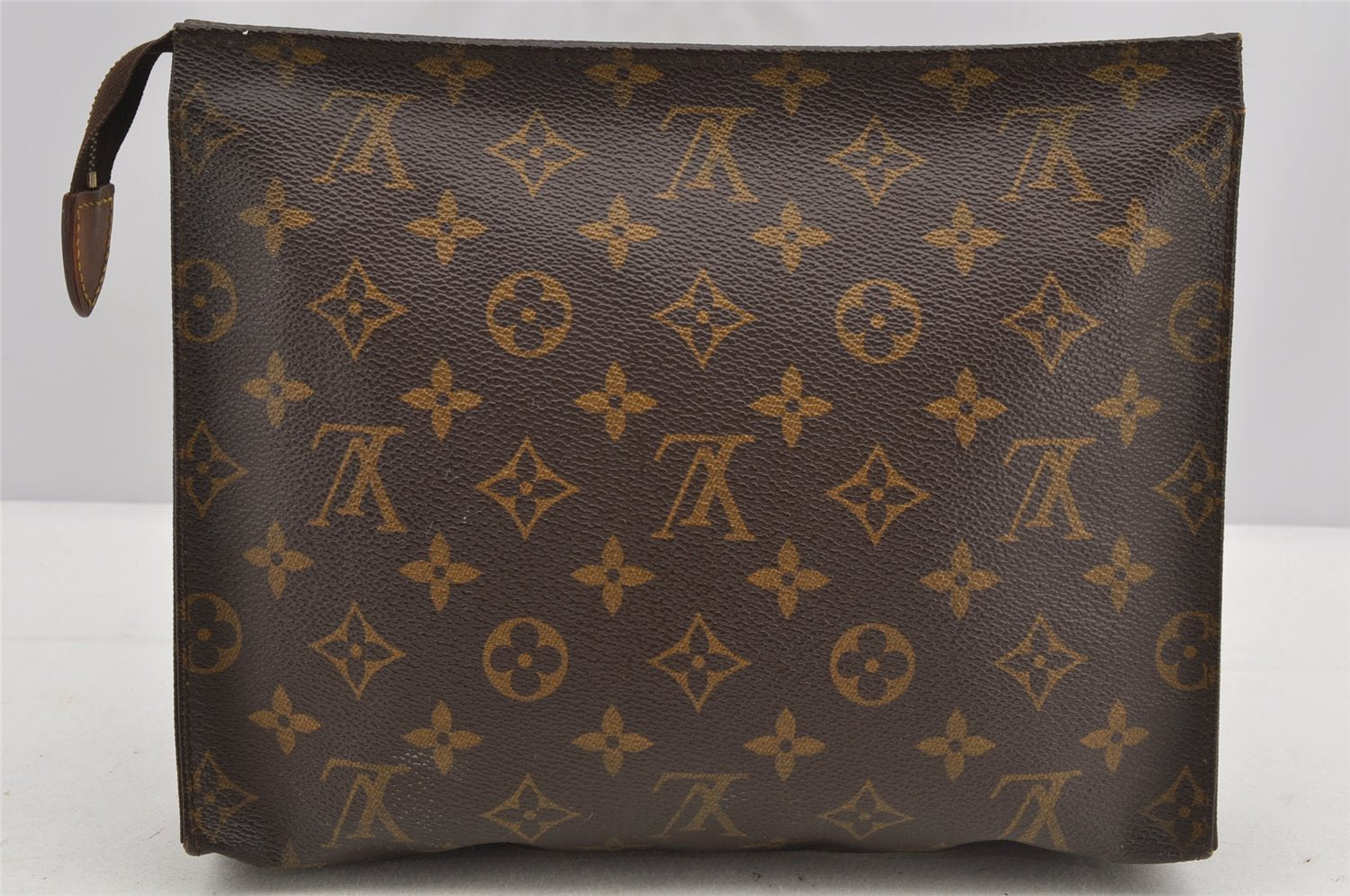 Auth Louis Vuitton Monogram Poche Toilette 26 M47542 Cosmetics Pouch Junk 5854I