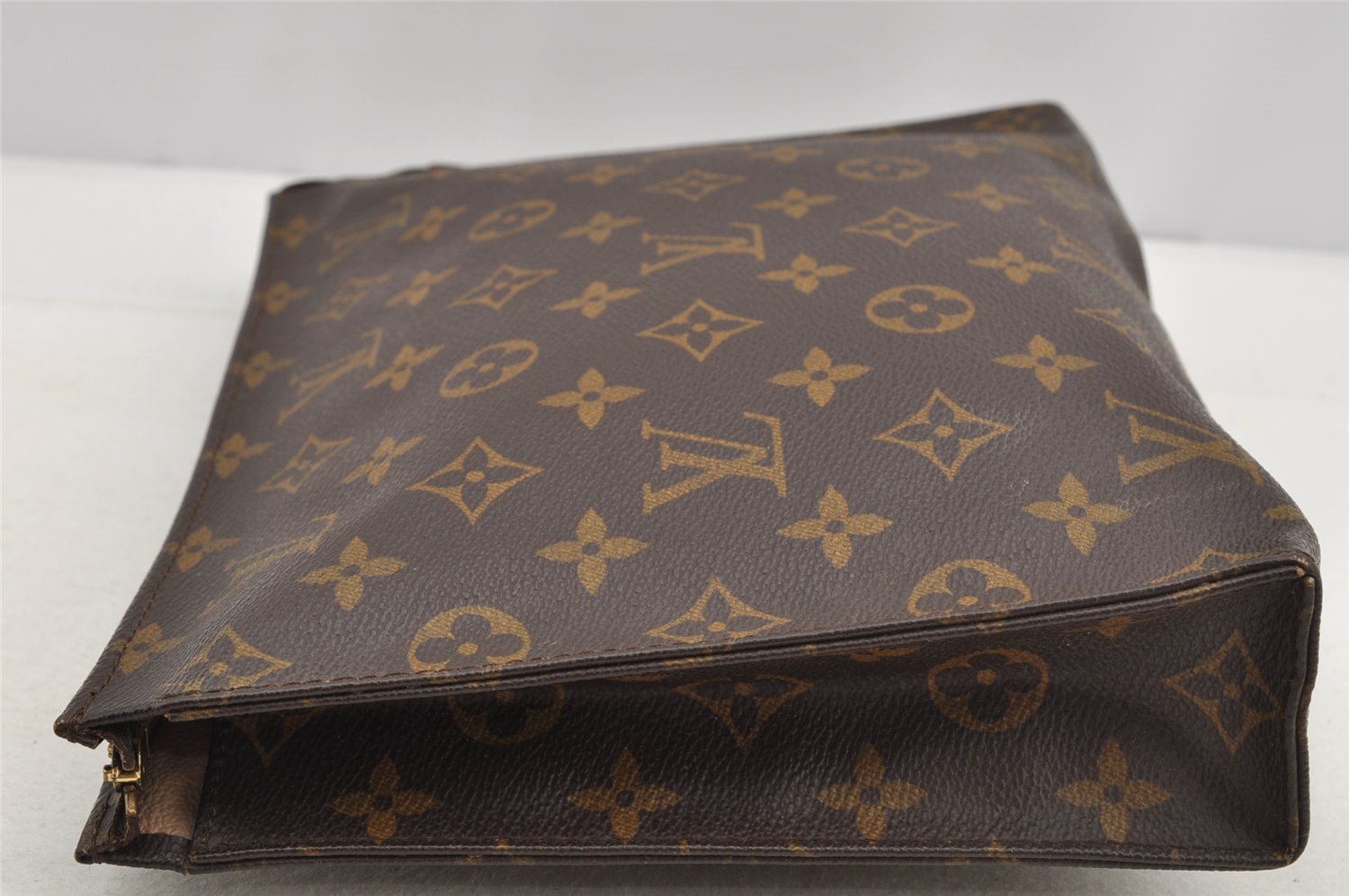 Auth Louis Vuitton Monogram Poche Toilette 26 M47542 Cosmetics Pouch Junk 5854I