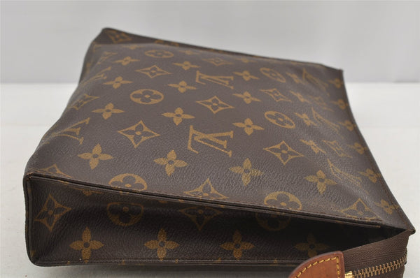 Auth Louis Vuitton Monogram Poche Toilette 26 M47542 Cosmetics Pouch Junk 5854I