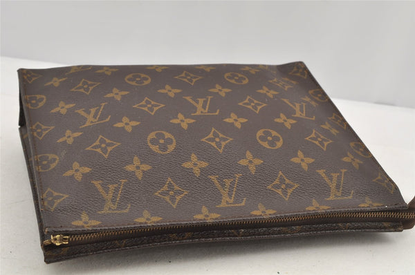 Auth Louis Vuitton Monogram Poche Toilette 26 M47542 Cosmetics Pouch Junk 5854I