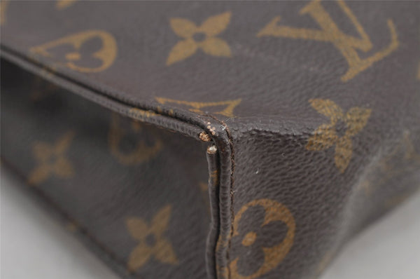 Auth Louis Vuitton Monogram Poche Toilette 26 M47542 Cosmetics Pouch Junk 5854I