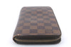 Authentic Louis Vuitton Damier Zippy Wallet Long Purse N60015 LV 5855D