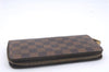 Authentic Louis Vuitton Damier Zippy Wallet Long Purse N60015 LV 5855D