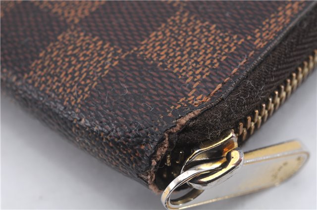 Authentic Louis Vuitton Damier Zippy Wallet Long Purse N60015 LV 5855D