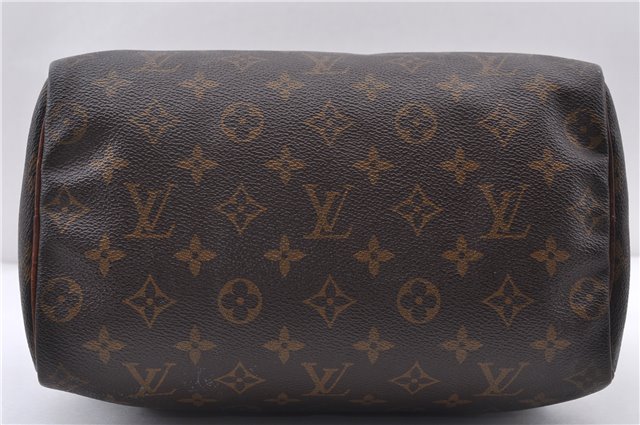 Authentic LOUIS VUITTON Monogram Speedy 25 Hand Bag Purse M41528 LV Junk 5856C