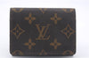 Auth Louis Vuitton Monogram Enveloppe Carte de Visite Card Case M62920 LV 5858D