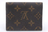 Auth Louis Vuitton Monogram Enveloppe Carte de Visite Card Case M62920 LV 5858D