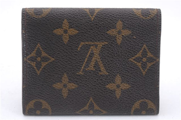 Auth Louis Vuitton Monogram Enveloppe Carte de Visite Card Case M62920 LV 5858D