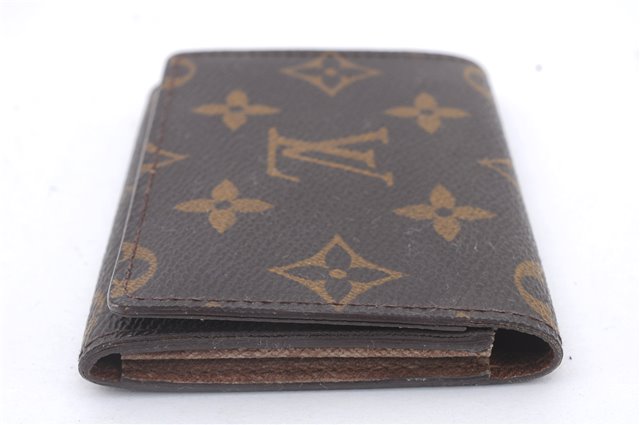 Auth Louis Vuitton Monogram Enveloppe Carte de Visite Card Case M62920 LV 5858D