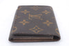 Auth Louis Vuitton Monogram Enveloppe Carte de Visite Card Case M62920 LV 5858D