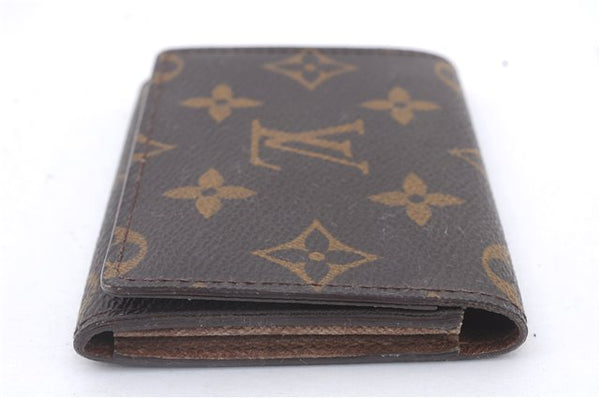 Auth Louis Vuitton Monogram Enveloppe Carte de Visite Card Case M62920 LV 5858D