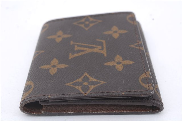 Auth Louis Vuitton Monogram Enveloppe Carte de Visite Card Case M62920 LV 5858D