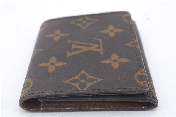 Auth Louis Vuitton Monogram Enveloppe Carte de Visite Card Case M62920 LV 5858D