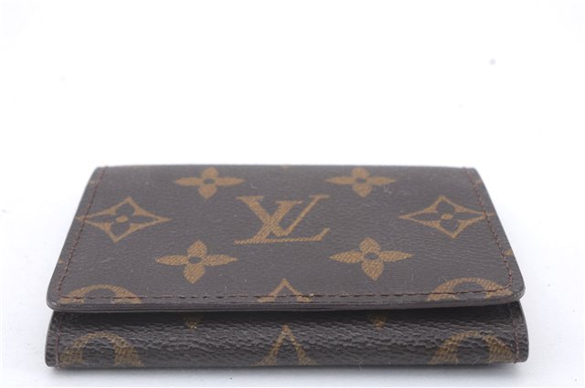 Auth Louis Vuitton Monogram Enveloppe Carte de Visite Card Case M62920 LV 5858D
