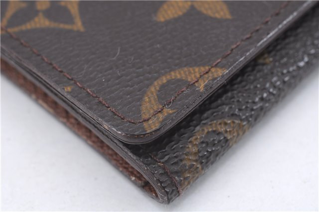 Auth Louis Vuitton Monogram Enveloppe Carte de Visite Card Case M62920 LV 5858D