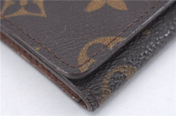 Auth Louis Vuitton Monogram Enveloppe Carte de Visite Card Case M62920 LV 5858D