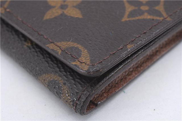 Auth Louis Vuitton Monogram Enveloppe Carte de Visite Card Case M62920 LV 5858D