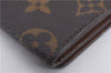 Auth Louis Vuitton Monogram Enveloppe Carte de Visite Card Case M62920 LV 5858D