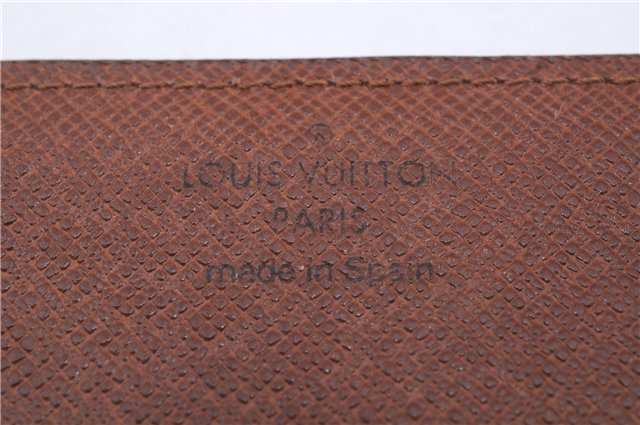 Auth Louis Vuitton Monogram Enveloppe Carte de Visite Card Case M62920 LV 5858D