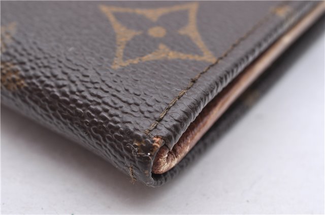 Auth Louis Vuitton Monogram Porte Monnaie Billets Trifold Wallet M61660 LV 5859D