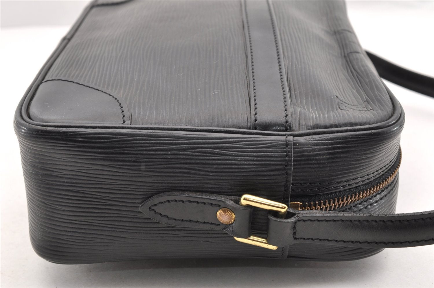 Auth Louis Vuitton Epi Trocadero 27 Shoulder Cross Bag Black M52302 LV 5861I