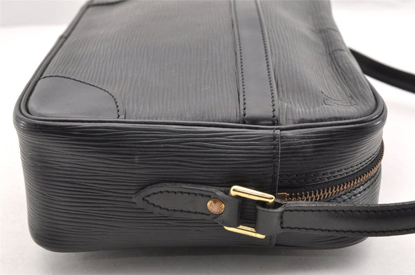 Auth Louis Vuitton Epi Trocadero 27 Shoulder Cross Bag Black M52302 LV 5861I