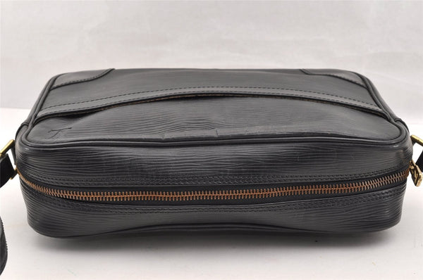 Auth Louis Vuitton Epi Trocadero 27 Shoulder Cross Bag Black M52302 LV 5861I