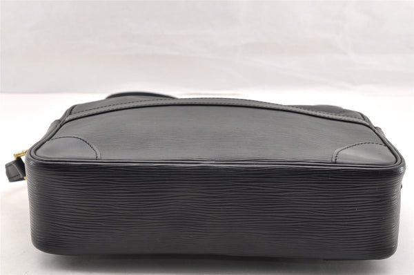 Auth Louis Vuitton Epi Trocadero 27 Shoulder Cross Bag Black M52302 LV 5861I