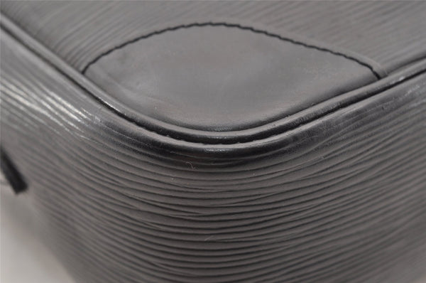 Auth Louis Vuitton Epi Trocadero 27 Shoulder Cross Bag Black M52302 LV 5861I