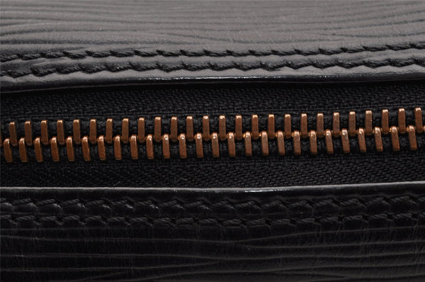 Auth Louis Vuitton Epi Trocadero 27 Shoulder Cross Bag Black M52302 LV 5861I