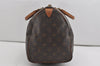 Authentic Louis Vuitton Monogram Speedy 35 Hand Boston Bag M41524 LV 5863I