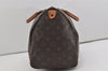 Authentic Louis Vuitton Monogram Speedy 35 Hand Boston Bag M41524 LV 5863I