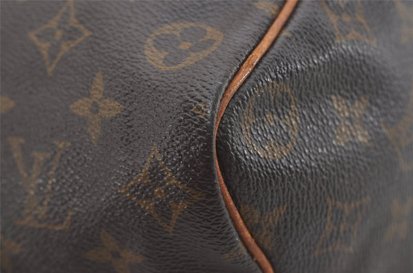 Authentic Louis Vuitton Monogram Speedy 35 Hand Boston Bag M41524 LV 5863I
